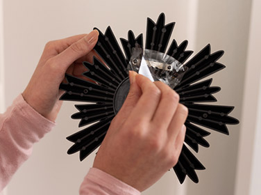 Peeling the backing off Alien Tape®